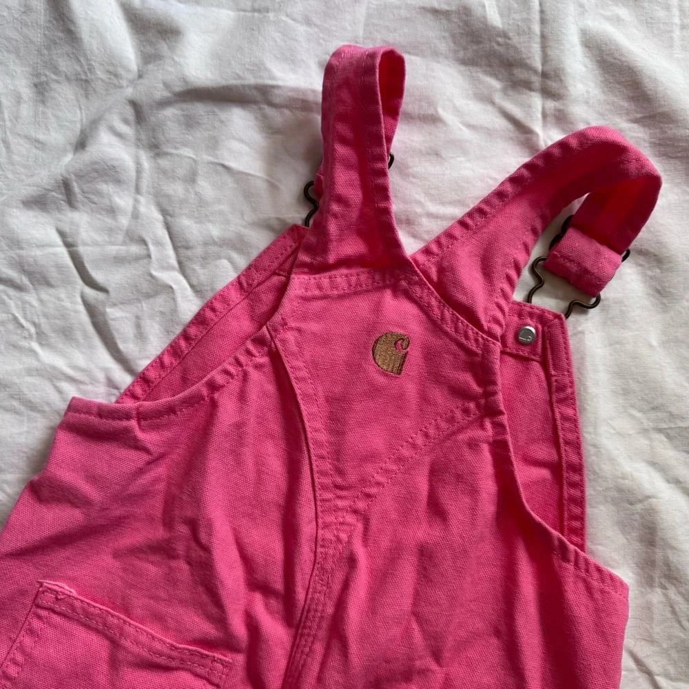 Carhartt‎ Girls Canvas Bib Overalls Pink